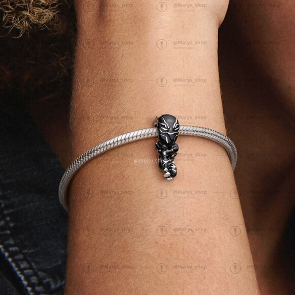 Pandora Marvel The Avengers Black Panther Charm - Picture 2 of 2
